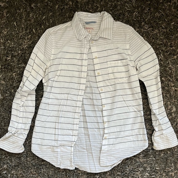 MERONA Striped Button Down Shirt | S - Picture 3 of 4